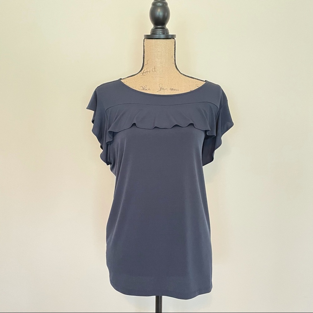 Banana Republic Navy Blue Sleeveless Blouse